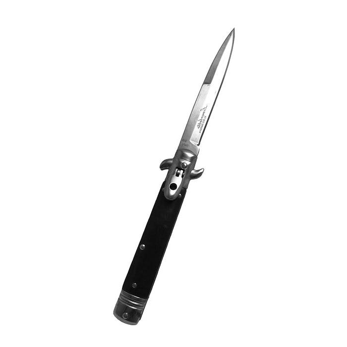 Briceag Stileto deschidere automata 19 cm Negru DGM-039