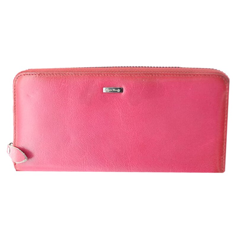 Portofel din piele pentru dama Mini Junior PPS-5, Roz