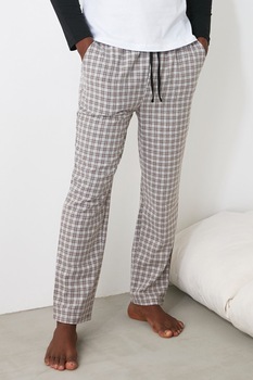 trendyol pantaloni de pijama cu model in carouri s albmaro camelbleumarin imagen 29_0_
0