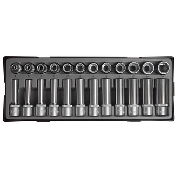 Set chei tubulare 1/2''- 24 piese Set chei tubulare 1/2''- 24 piese