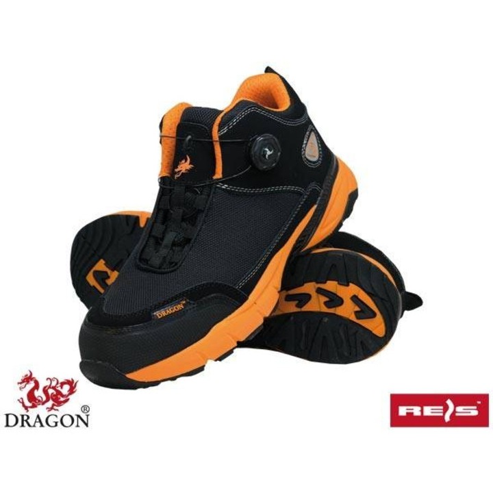 Bocanci de protectie, BRBOOSTER SB, cu bombeu compozit Negru 39