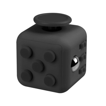 Cub antistres, Fidget cube, negru, 3x3x3 cm Cub antistres, Fidget cube, negru, 3x3x3 cm