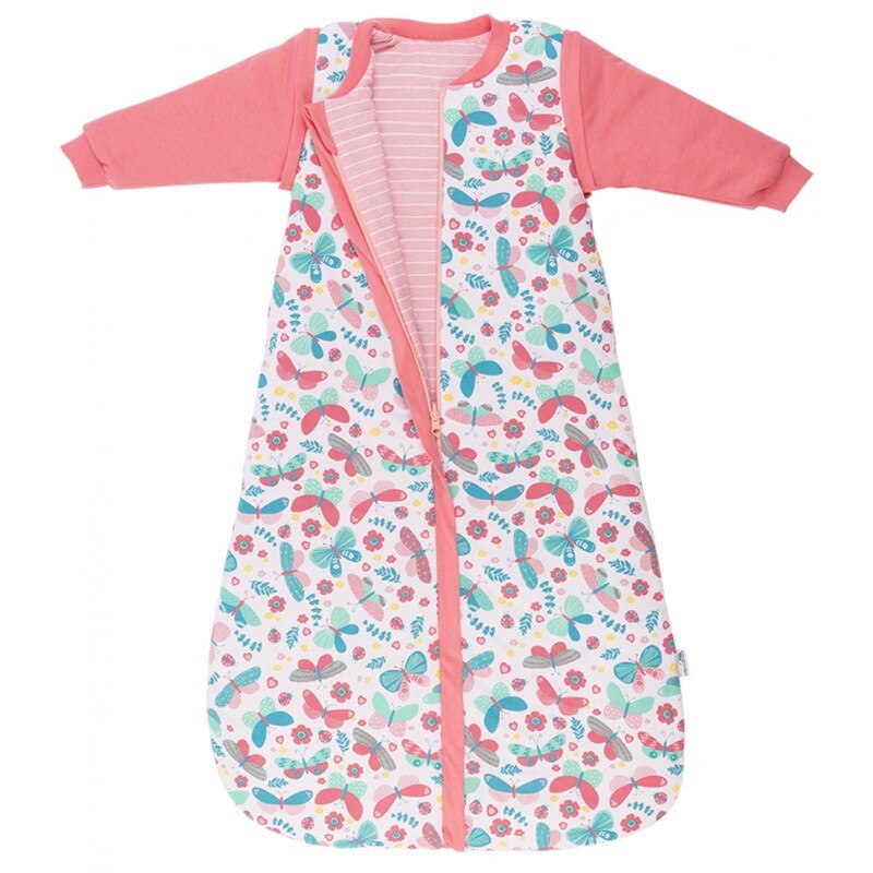 Sac de dormit reversibil cu maneca lunga detasabila Butterfly 18-36 luni 2.5 Tog