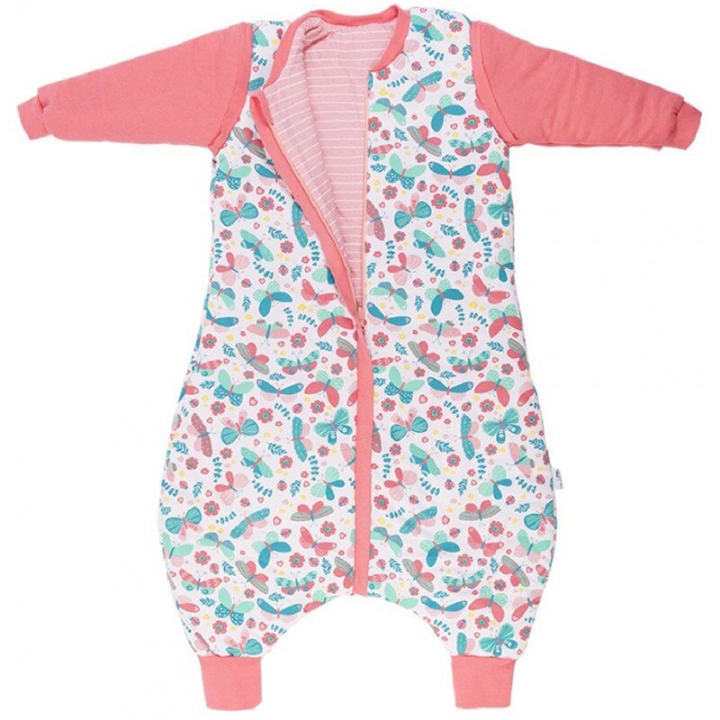 Sac de dormit reversibil cu picioruse si maneca lunga detasabila Butterfly 5-6 ani 2.5 Tog