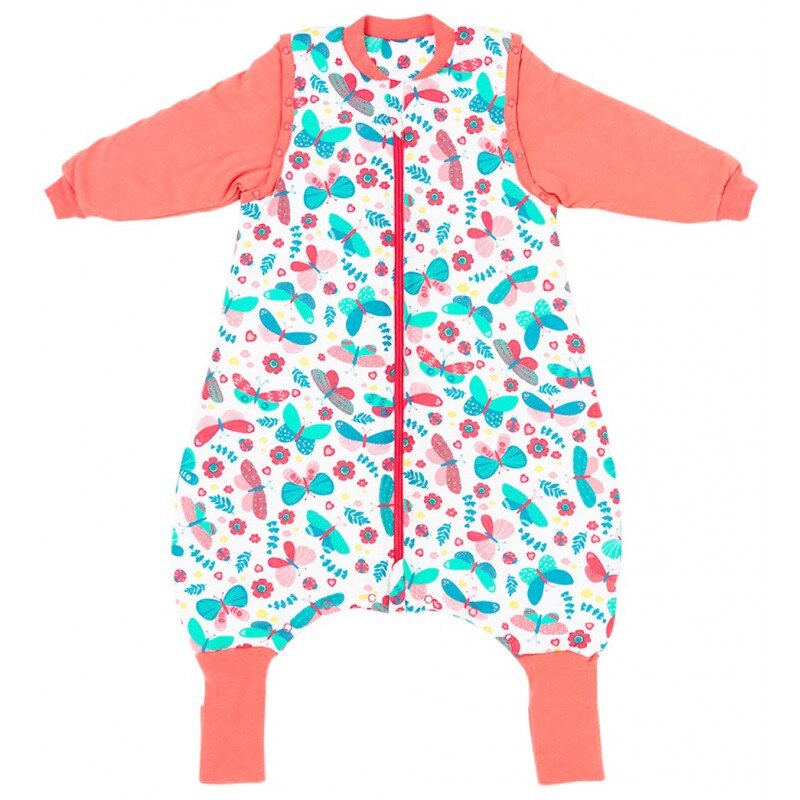 Sac de dormit cu picioruse si maneca lunga detasabila Butterfly 2-3 ani 2.5 Tog