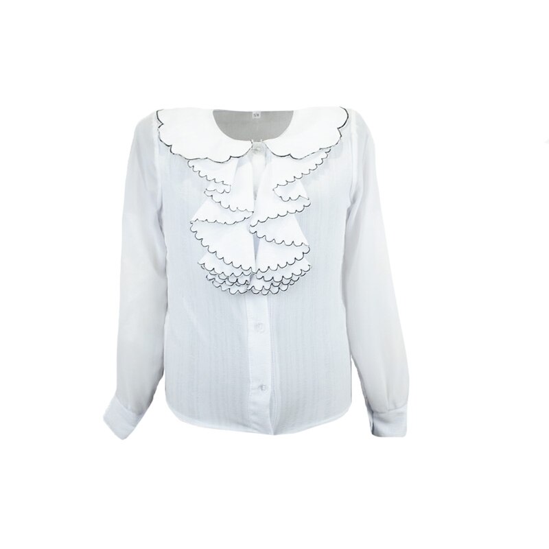 Camasa cu maneca lunga pentru fete Mini Junior, Alb