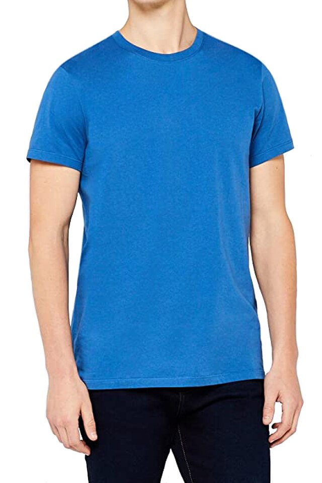 Tricou bumbac barbati Meraki, albastru, marimea S