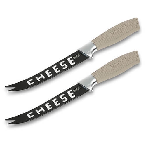 Set 2 cutite pentru branzeturi, Misty, din otel inoxidabil NAVA NV 058 170
