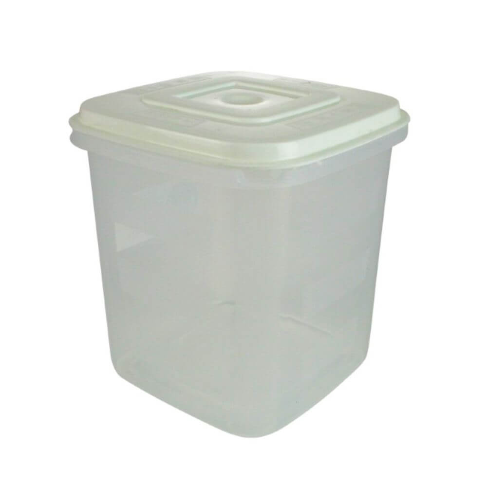 Cutie Alimente Bella, 1L, 9.5x9.5x12 cm, Capac Gri