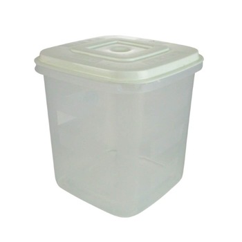 Cutie Alimente Bella, 1L, 9.5x9.5x12 cm, Capac Gri Cutie Alimente Bella, 1L, 9.5x9.5x12 cm, Capac Gri