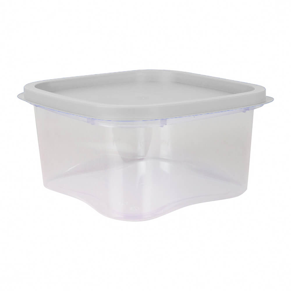 Cutie Alimente Bella, 2.5L, 20.5x20.5x8 cm, Capac Incolor