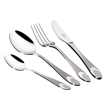 Set Tacamuri 24 piese din otel inoxidabil efect satinat Berlinger Haus BH-2156 Set Tacamuri 24 piese din otel inoxidabil efect satinat Berlinger Haus BH-2156