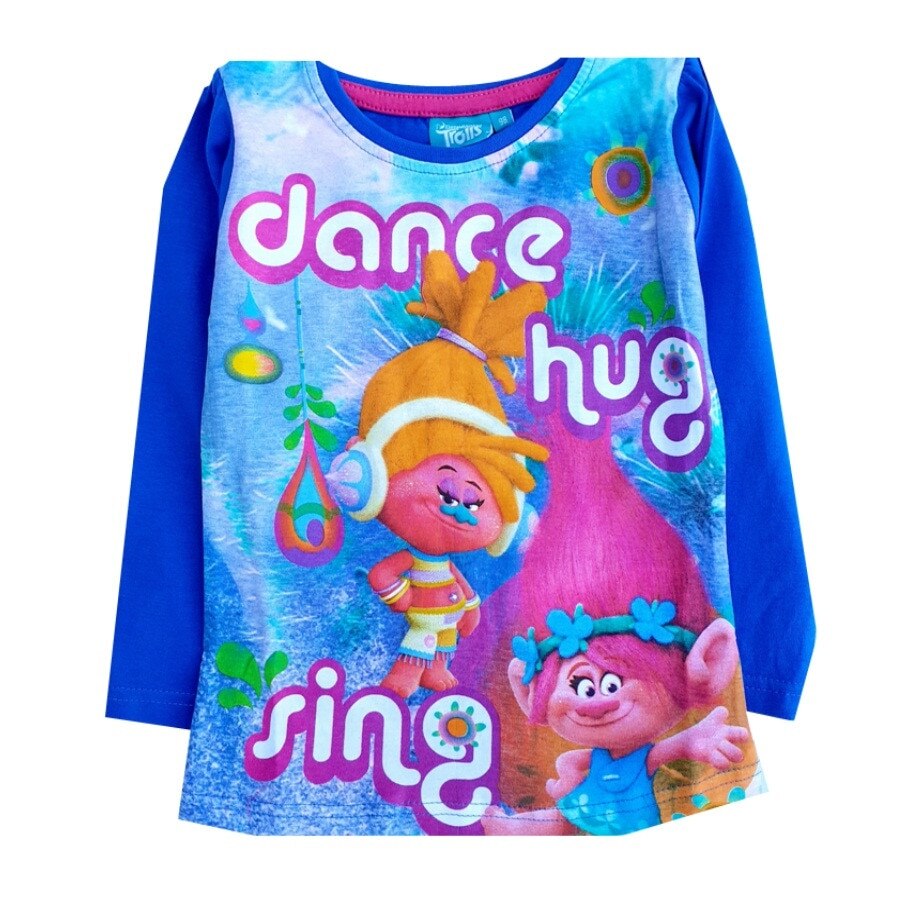 Bluza Trolls World Tour,, Albastru