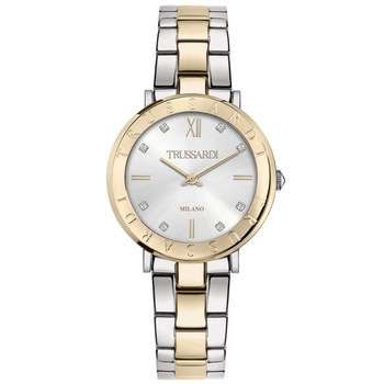 Ceas dama Trussardi R2453115510 Quartz Argintiu, Auriu Ceas dama Trussardi R2453115510 Quartz Argintiu, Auriu