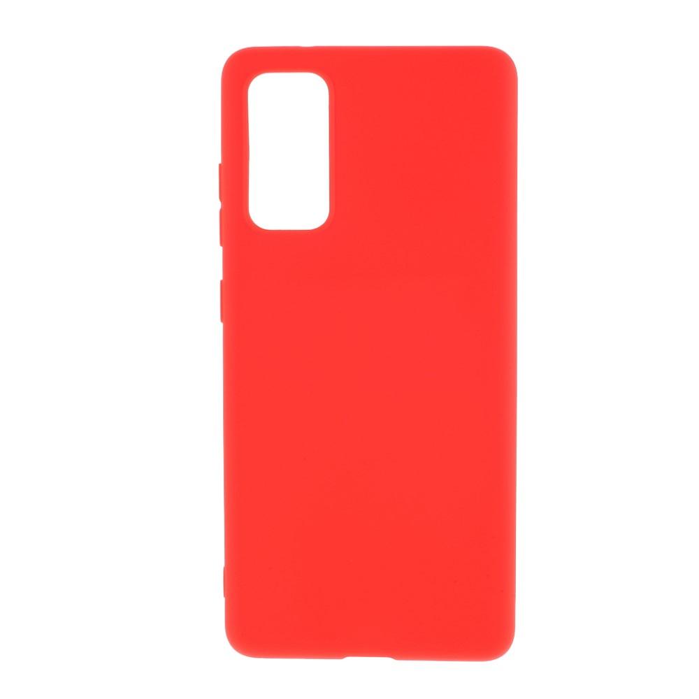 Husa Samsung Galaxy S20 FE model Mat, Silicon, Antisoc, TPU, Viceversa Rosu