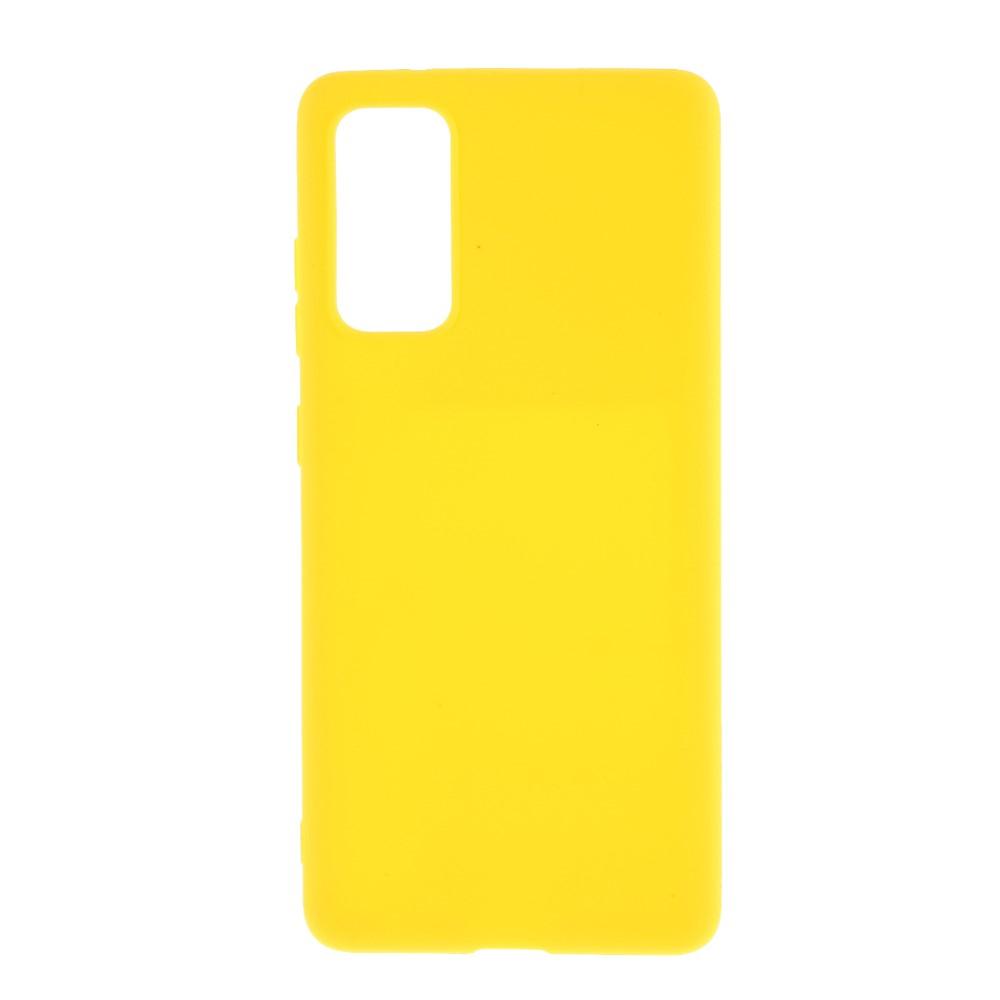 Husa Samsung Galaxy S20 FE model Mat, Silicon, Antisoc, TPU, Viceversa Galben