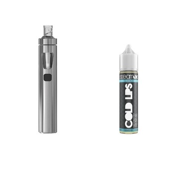 Kit Tigara Electronica Joyetech eGO AIO, 1500 mAh, Silver + Lichid SteamOK Cold Lips, 40 ml Kit Tigara Electronica Joyetech eGO AIO, 1500 mAh, Silver + Lichid SteamOK Cold Lips, 40 ml