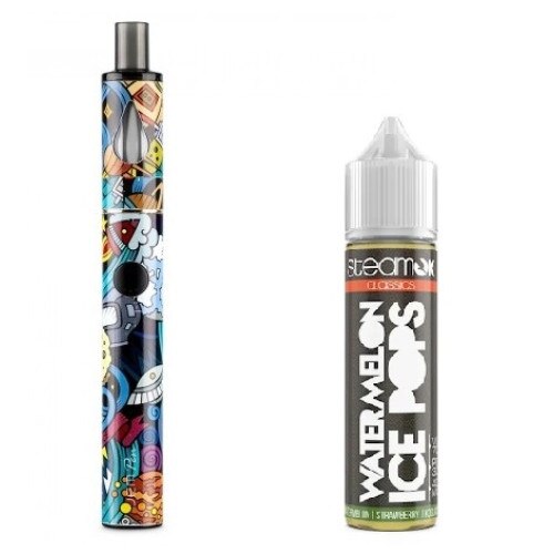 Set Tigara Electronica Innokin Jem Pen ,1000mAh ,2ml ,Cosmos + Lichid SteamOK, Watermelon Ice Pops , 40ml