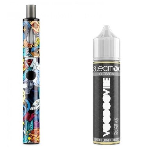 Set Tigara Electronica Innokin Jem Pen ,1000mAh ,2ml ,Cosmos + Lichid SteamOK, Voodoo Vibe, 40ml