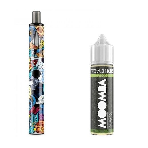 Set Tigara Electronica Innokin Jem Pen ,1000mAh ,2ml ,Cosmos + Lichid SteamOK, Moomba, 40ml