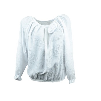 Bluza eleganta cu maneca lunga, Alessia, Alb Bluza eleganta cu maneca lunga, Alessia, Alb