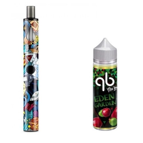 Set Tigara Electronica Innokin Jem Pen ,1000mAh ,2ml ,Cosmos + Lichid qb MixLine, Eden Garden, 50 ml