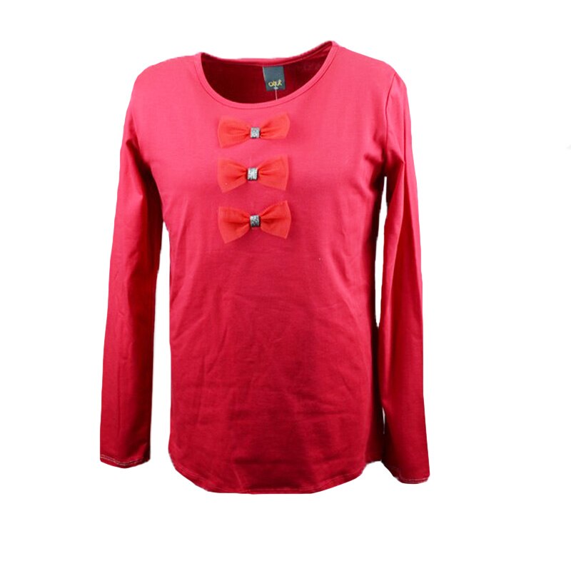 Bluza eleganta cu maneca lunga pentru fete Atut 9162R1, Rosu