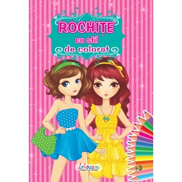 Rochite cu stil de colorat (3 ani +)