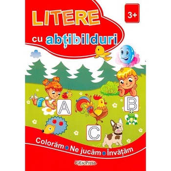 Litere cu abtibilduri +3 ani Litere cu abtibilduri +3 ani