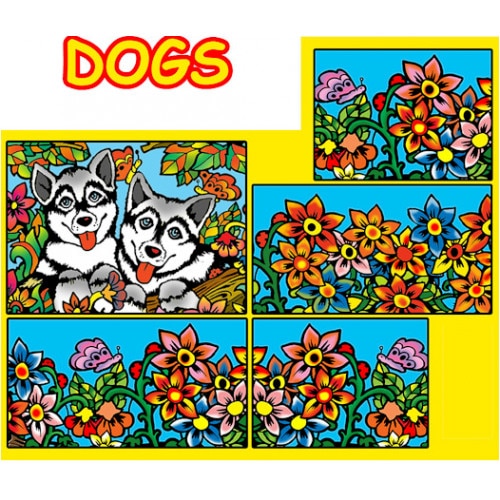 Cutie catifea Color Velvet Catei, 24 x 17 x 13 cm, 4 ani +