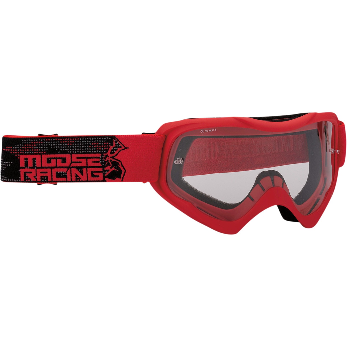 Ochelari atv/cross Moose Racing Qualifier Agroid culoare Negru/Rosu