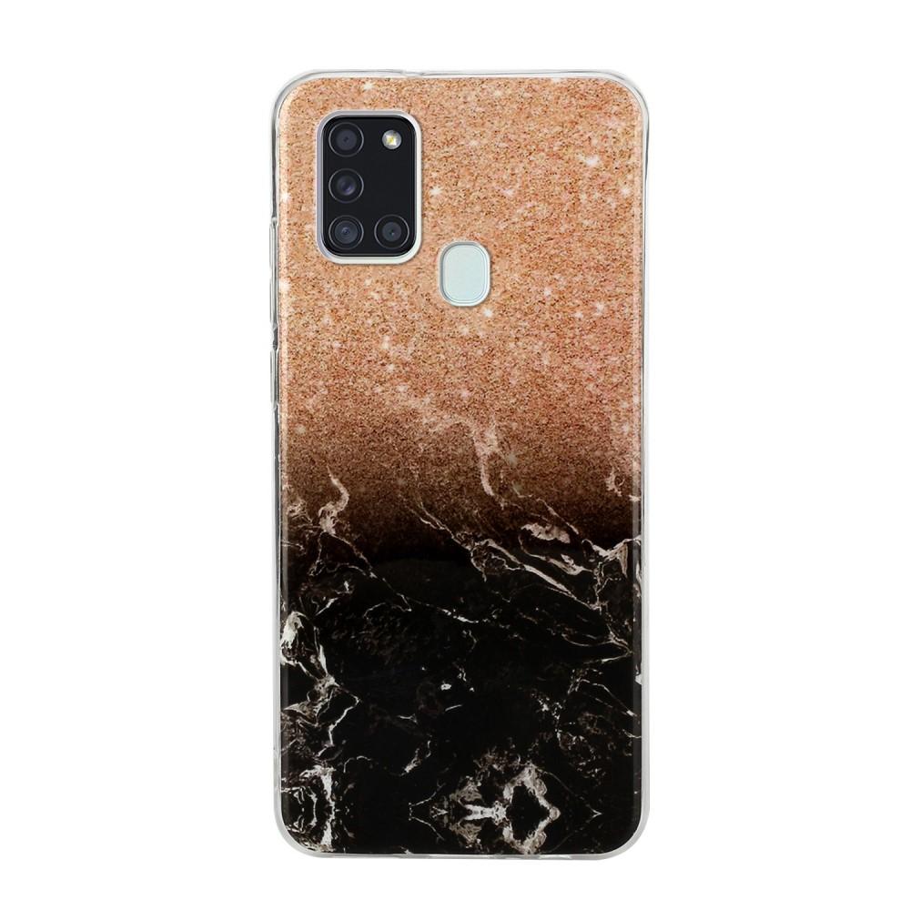 Husa Samsung Galaxy A21s model Portoro Marble Silicon, TPU, Viceversa Multicolor