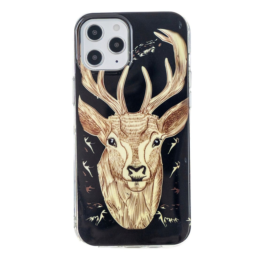 Husa silicon Apple iPhone 12 Pro Max Fosforescent model Deer, Silicon, TPU Viceversa Multicolor