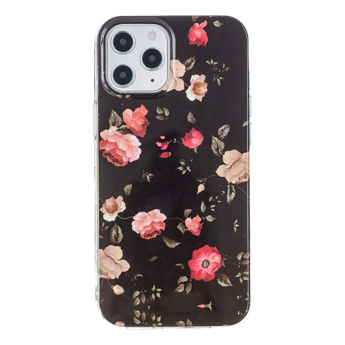 Husa silicon Apple iPhone 12 Fosforescent model Roses, Silicon, TPU Viceversa Multicolor