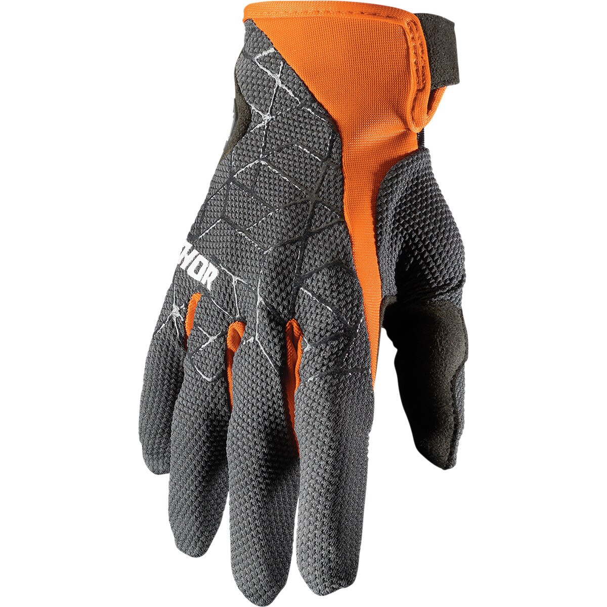 Manusi motocross Thor Draft culoare Gri/Portocaliu marime M