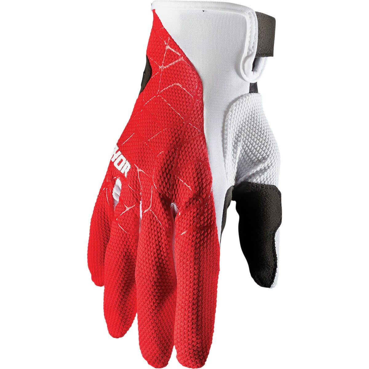 Manusi motocross Thor Draft culoare Rosu/Alb marime XS