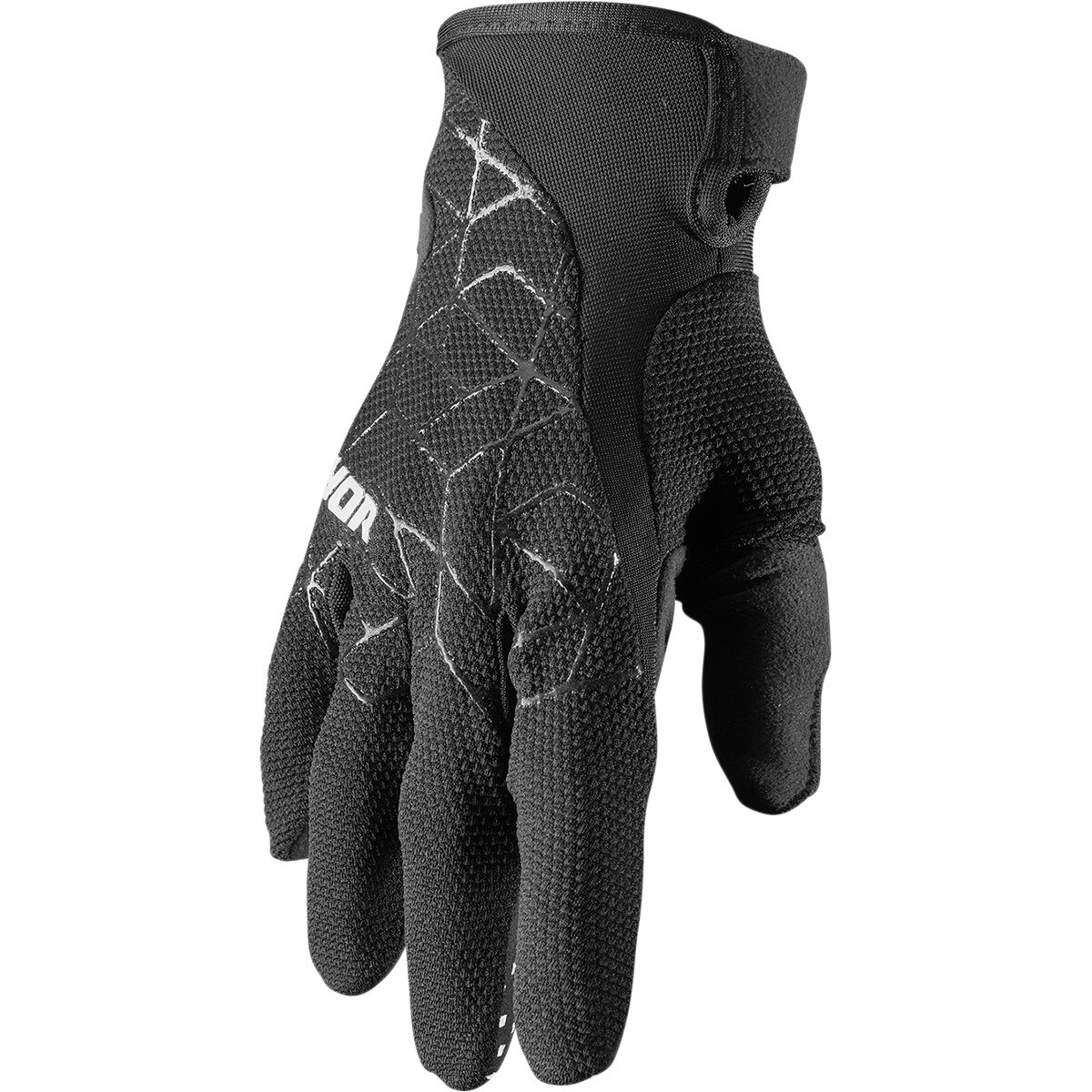 Manusi motocross Thor Draft culoare Negru/Alb marime XL