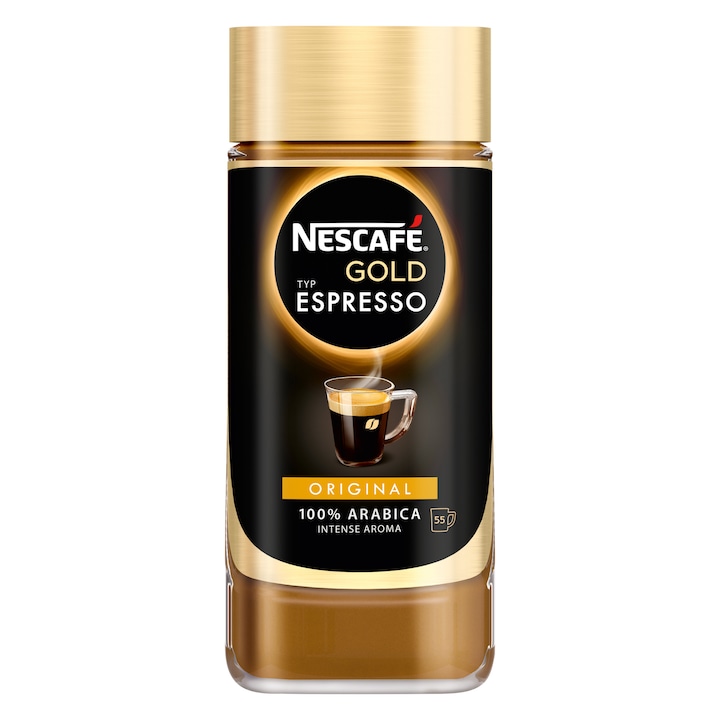 Разтворимо кафе NESCAFÉ® Gold Espresso, Стъклен буркан, 100g