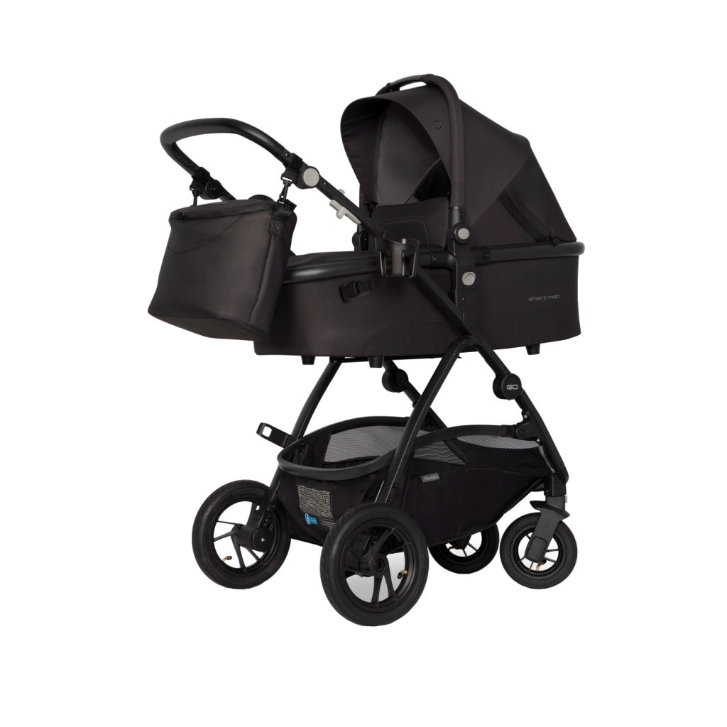Carucior 4 in 1 cu baza ISOFIX Easy Go Optimo AIR , Basalt