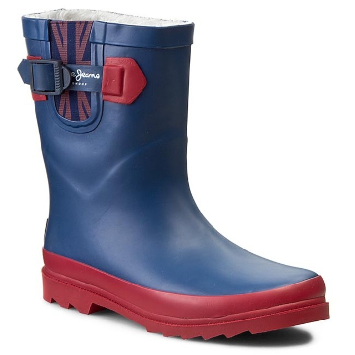 Дамски ботуши Pepe Jeans London Wet, Тъмносин, 36 EU