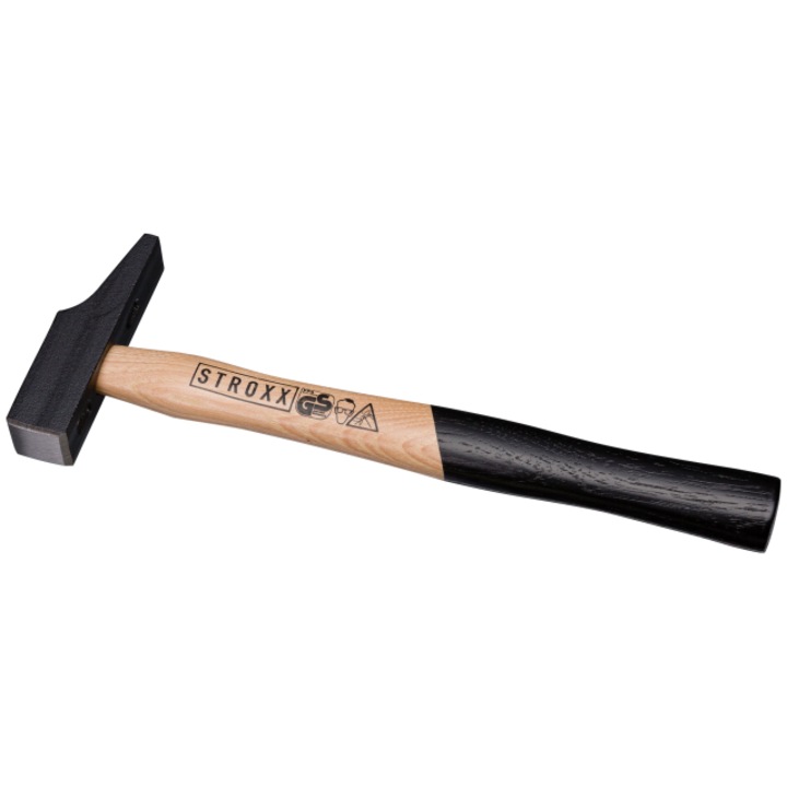 Ciocan pentru dulgherie STROXX, 230 grame, cu maner din lemn de nuc american (Hikory)