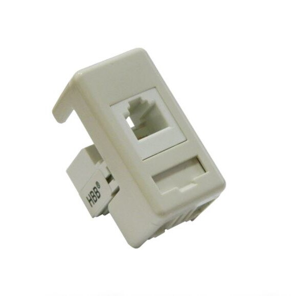 Priza Modulara telefon 6P4C Yriss - alb Elvon 32117