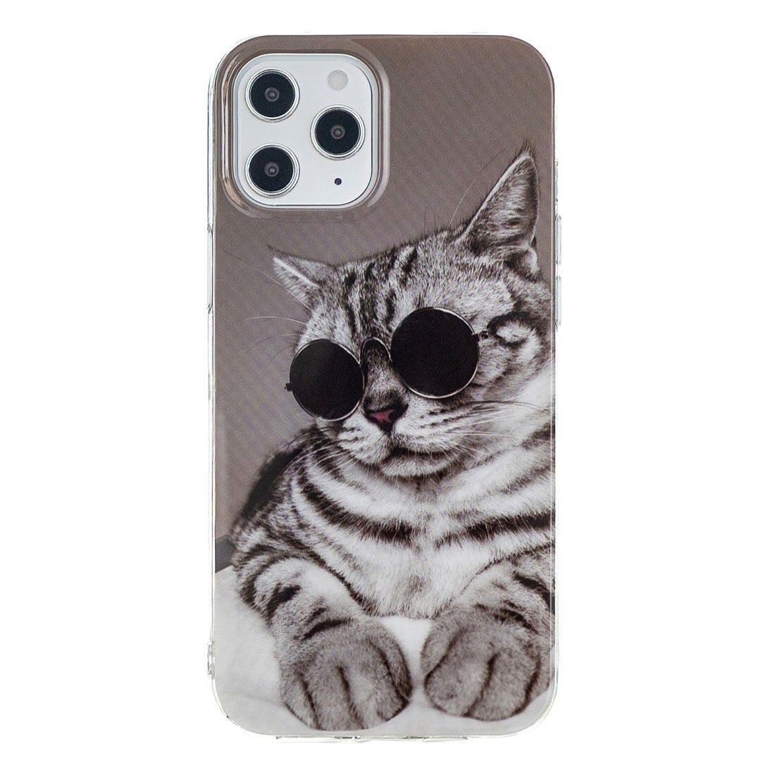 Husa silicon Apple iPhone 12 model Cool Cat, Silicon, TPU Viceversa Multicolor