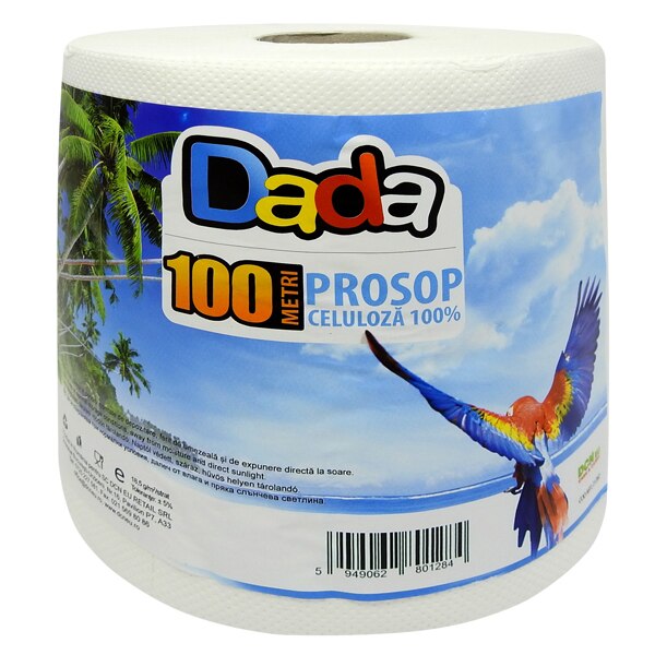 Prosop hartie Dada, rola 100 m