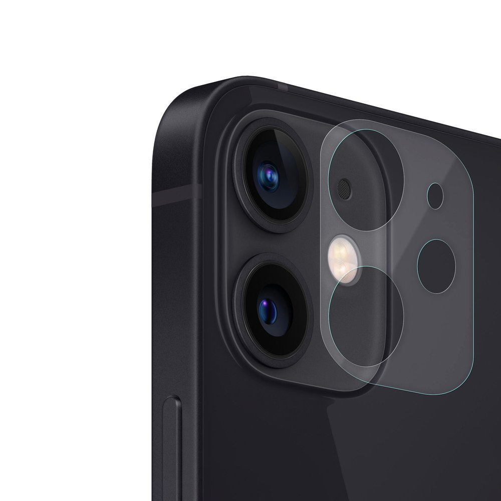 Folie protectie camera Wozinsky, 9H, Compatibila cu iPhone 12, Sticla, Transparent