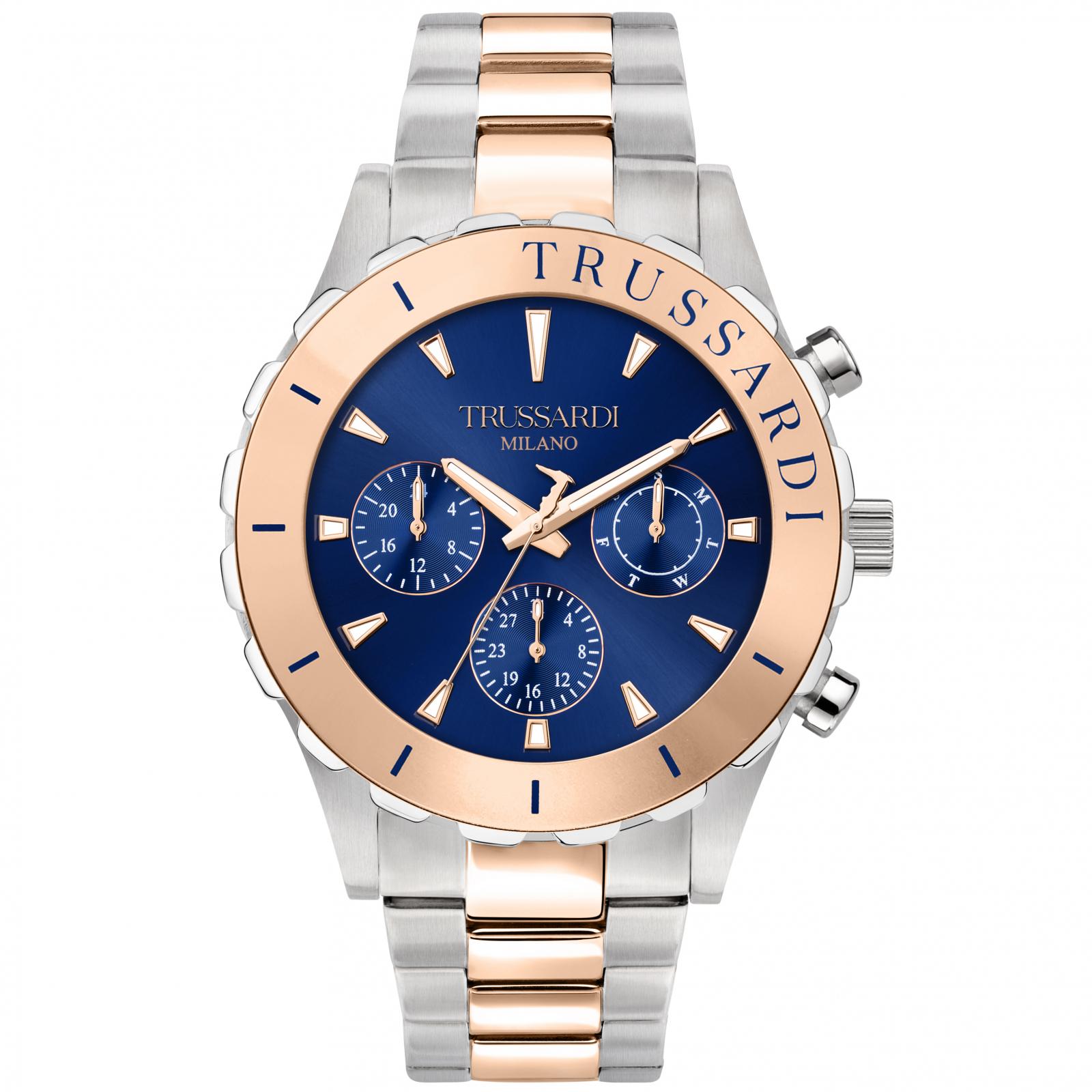 Ceas barbatesc Trussardi R2453143003 Quartz Argintiu, Rose gold