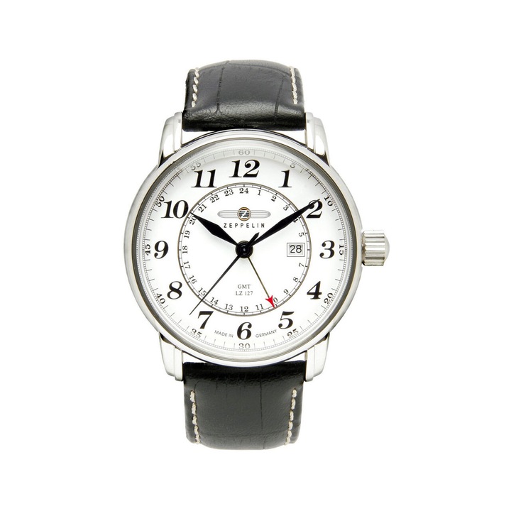 Ceas barbati Zeppelin LZ127 Graf Zeppelin 7642-1 Dual Time