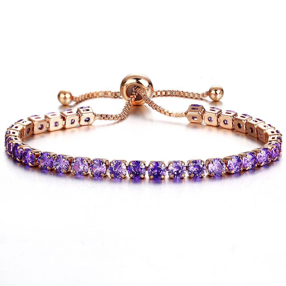 Bratara Damiani Golden din aliaj metalic, Luxury Purple