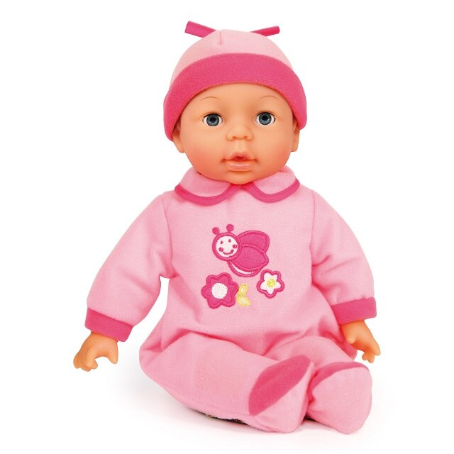 Papusa bebelus my little baby roz, Bayer, 12 functii