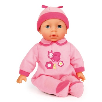 Papusa bebelus my little baby roz, Bayer, 12 functii Papusa bebelus my little baby roz, Bayer, 12 functii